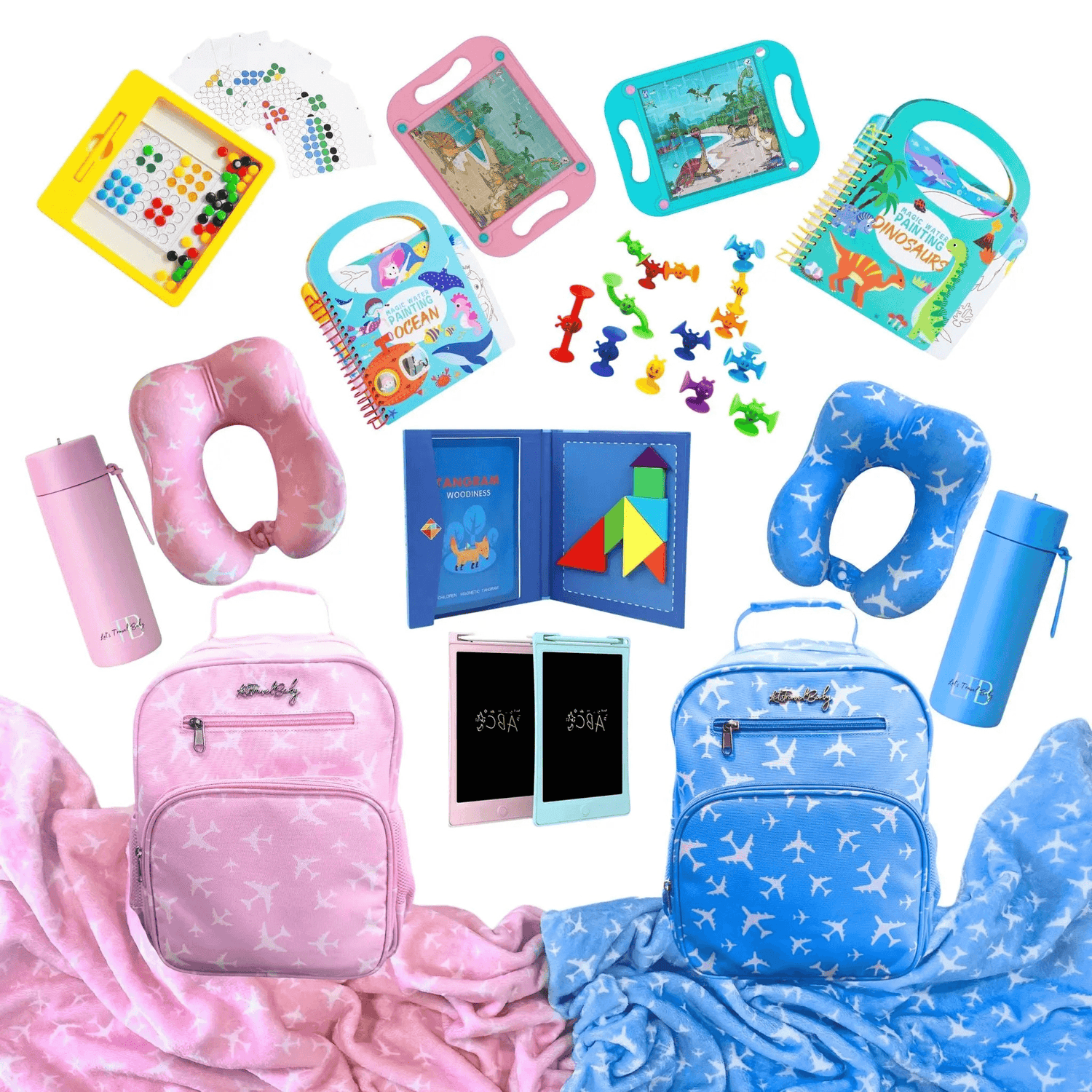 Kids Aeroplane Travel Toys, Backpacks, Accessories 