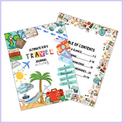 Children Aeroplane Travel Toys | Ultimate Kids Travel Journal (Digital Download)