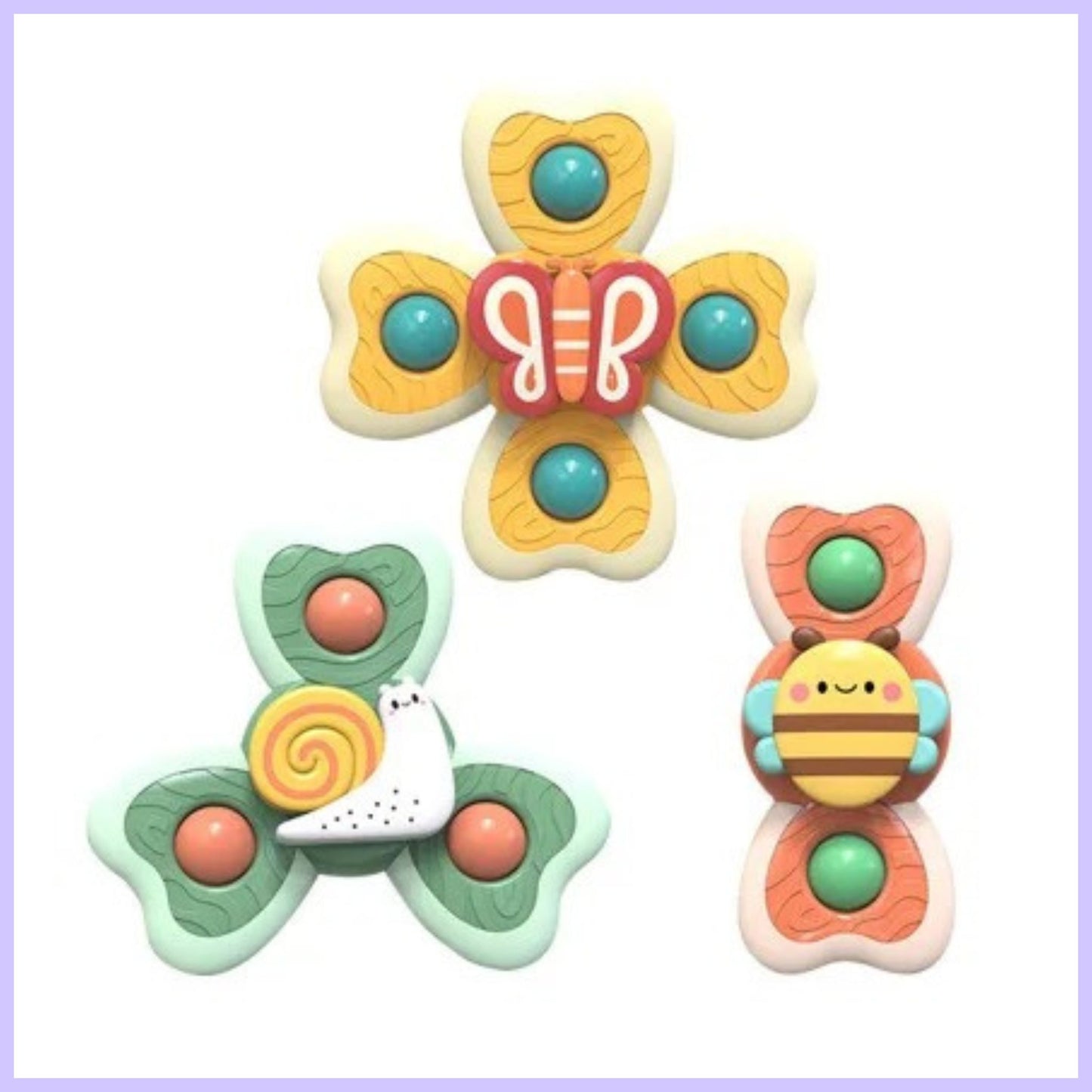 Plane & Car Window Suction Spinners