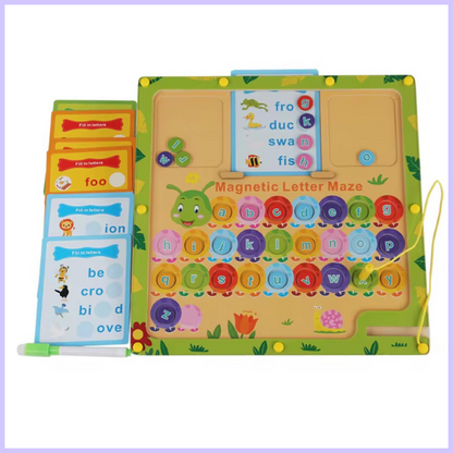 Kids Travel Toy Caterpillar Letter Board
