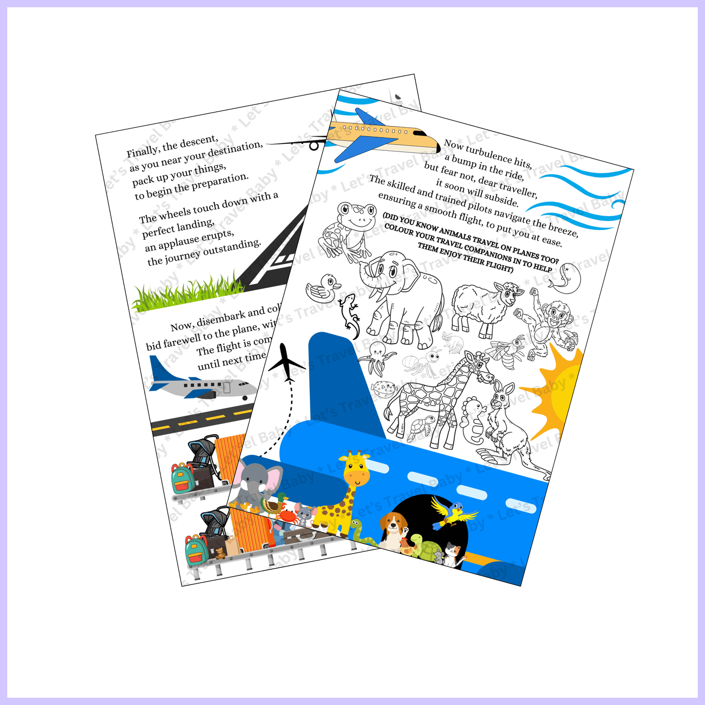 Children Aeroplane Travel Toy | Ultimate Travel Activity Book (Digital Download)