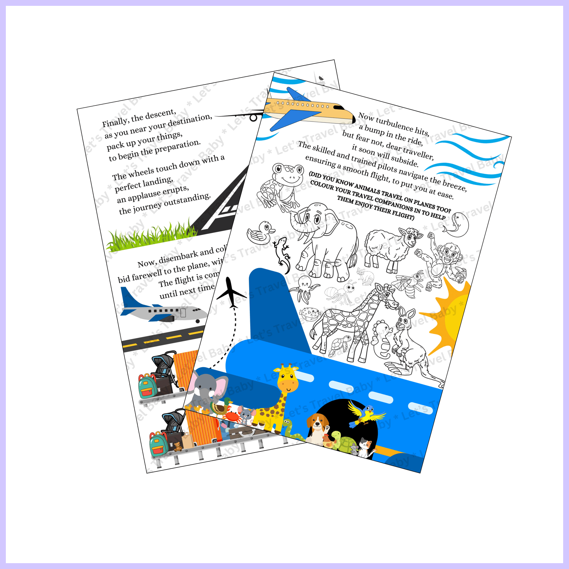 Children Aeroplane Travel Toy | Ultimate Travel Activity Book (Digital Download)