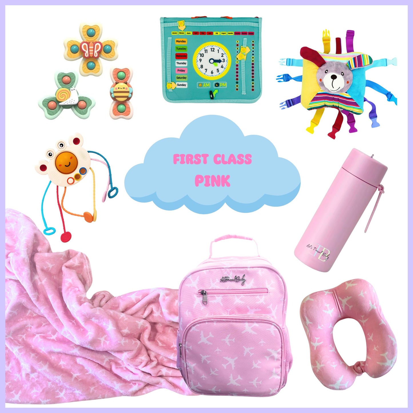 Carry-On Toddler Bag | With Travel Activity Toys & Accessories | Ages 18mth+