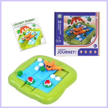 Aircraft Journey is a Puzzle game perfect to keep children entertained when travelling 