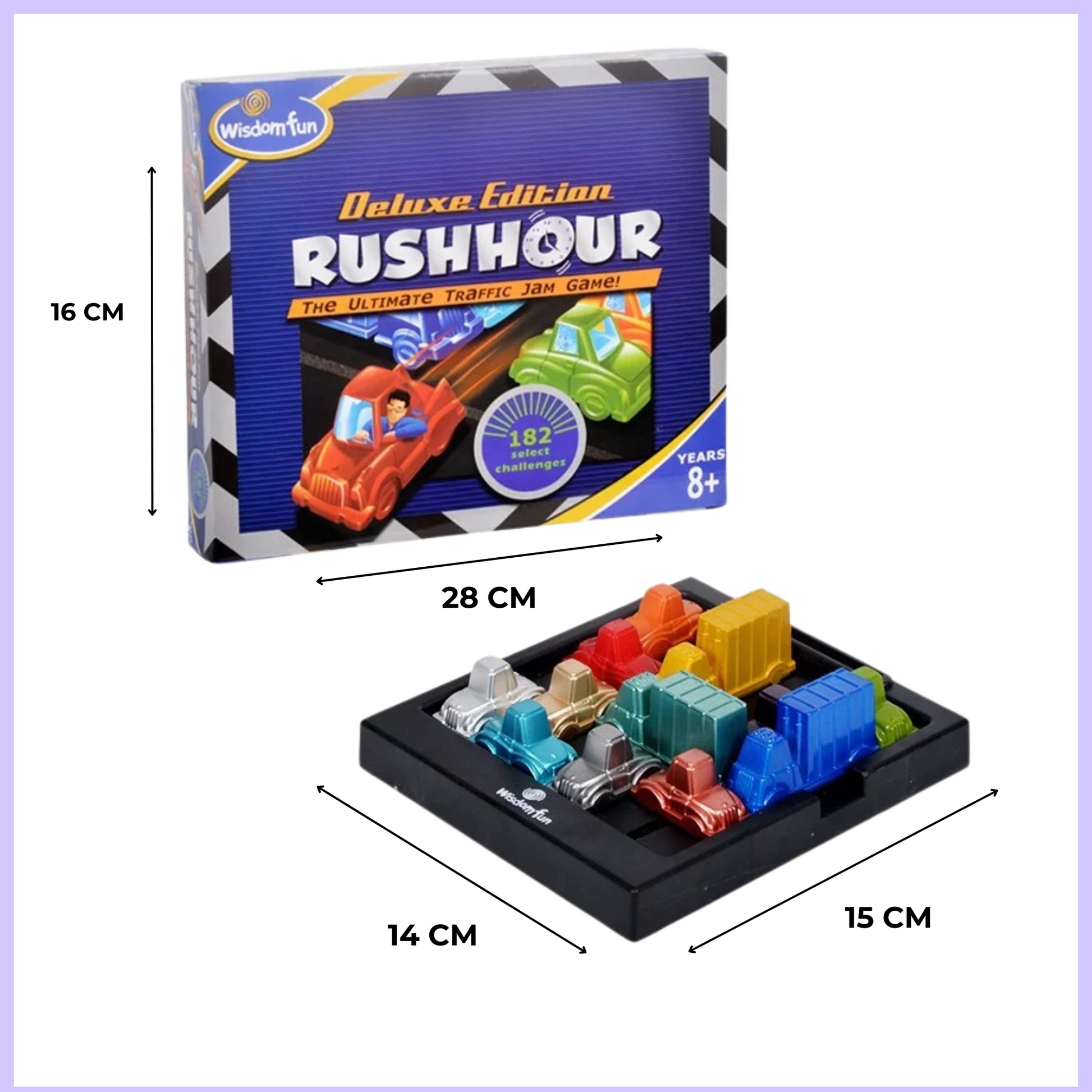 Rush Hour is a Puzzle game perfect to keep children entertained when travelling 