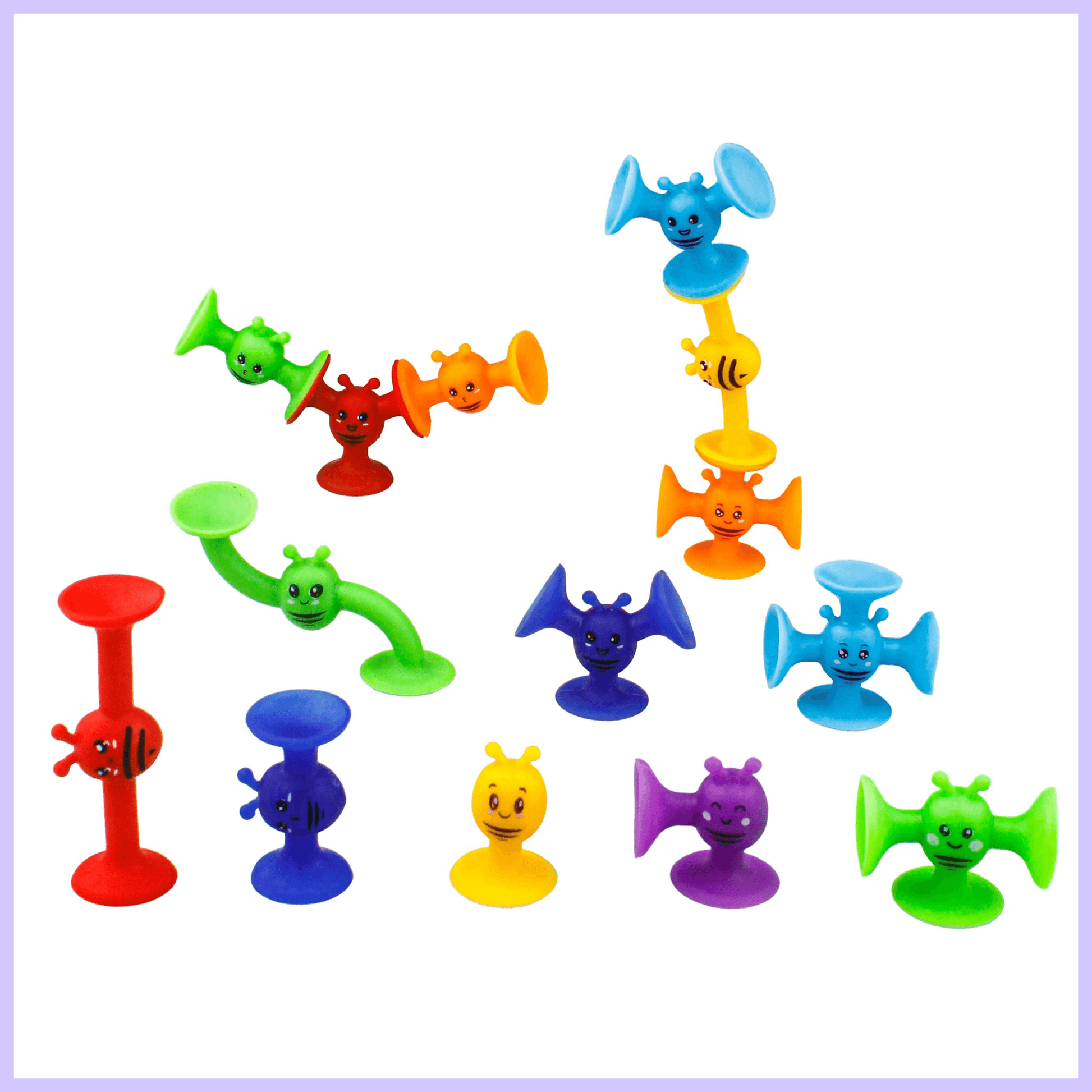 Kids-rainbow-suction-construction-set