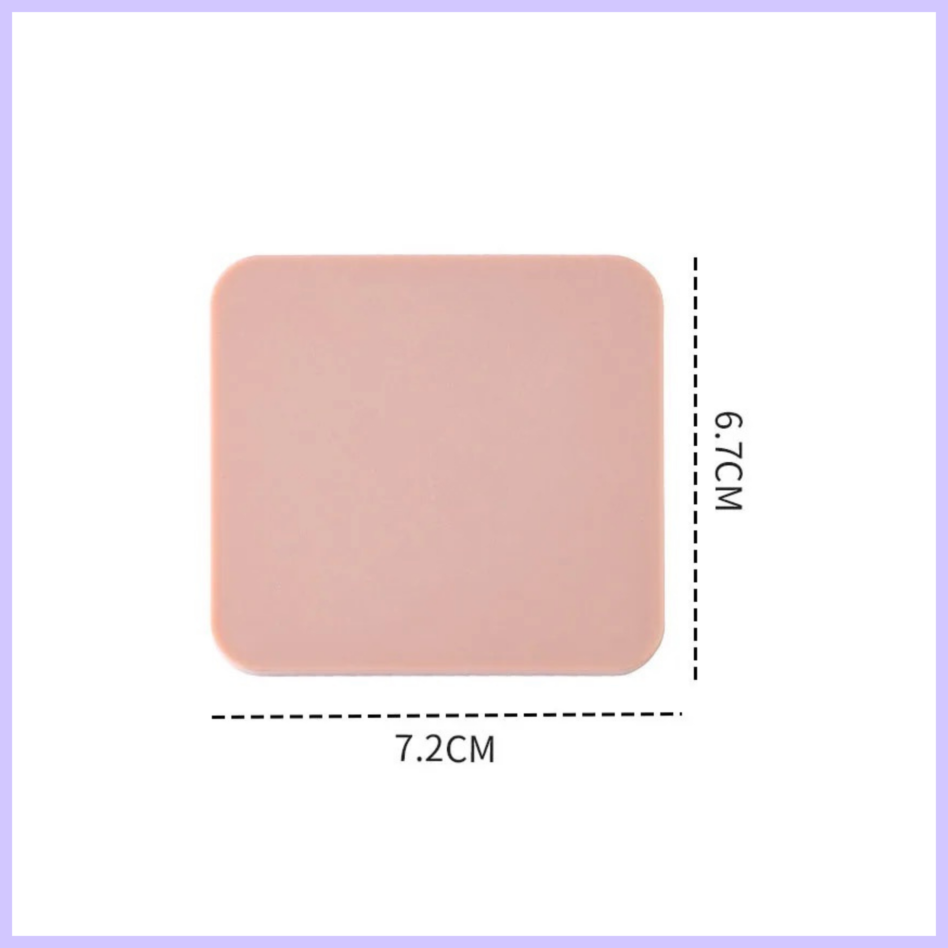 Kids compact travel mirror pink