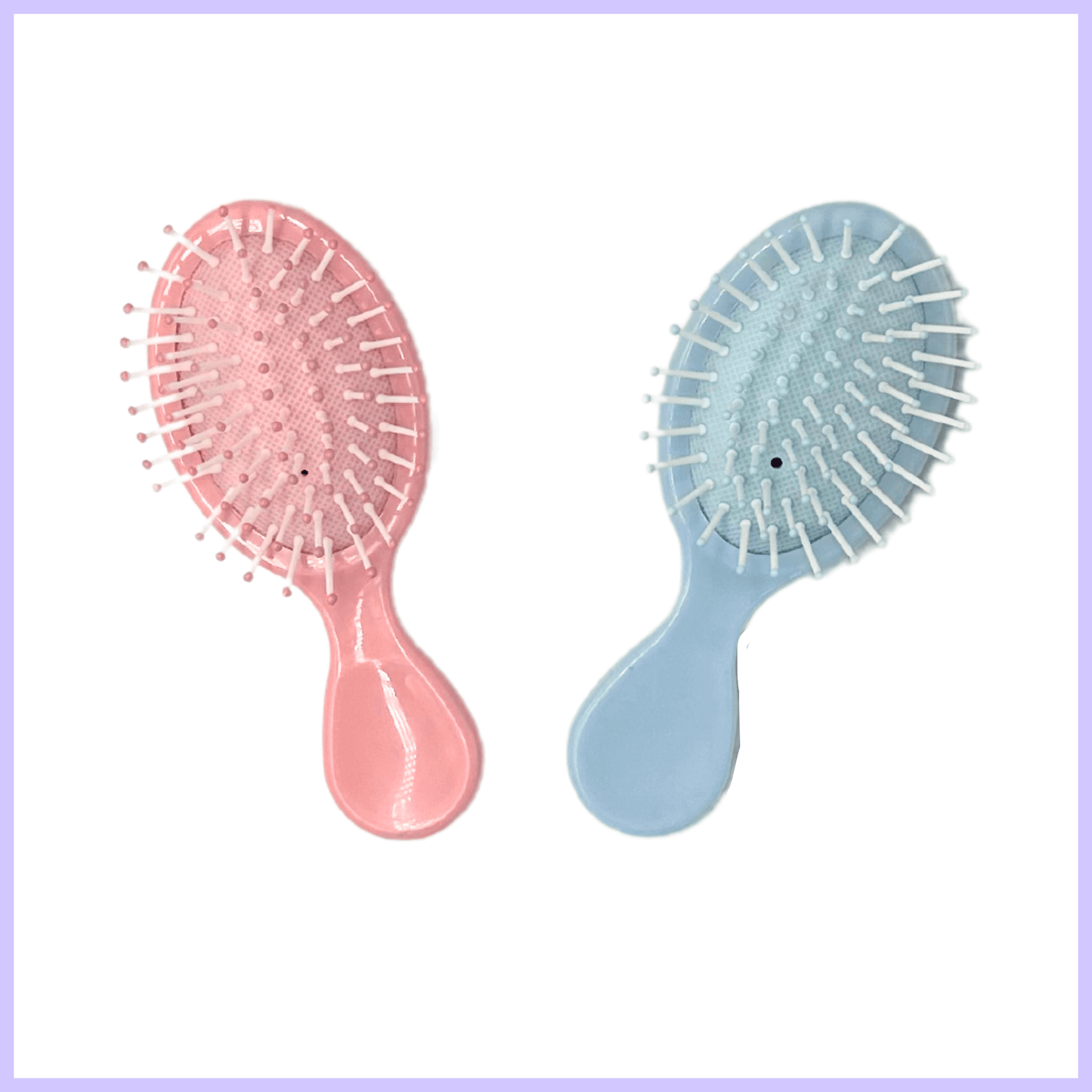 Kids toddler travel brush pink and blue