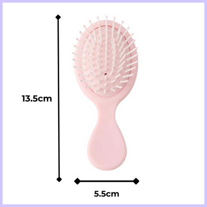 Kids toddler travel brush pink