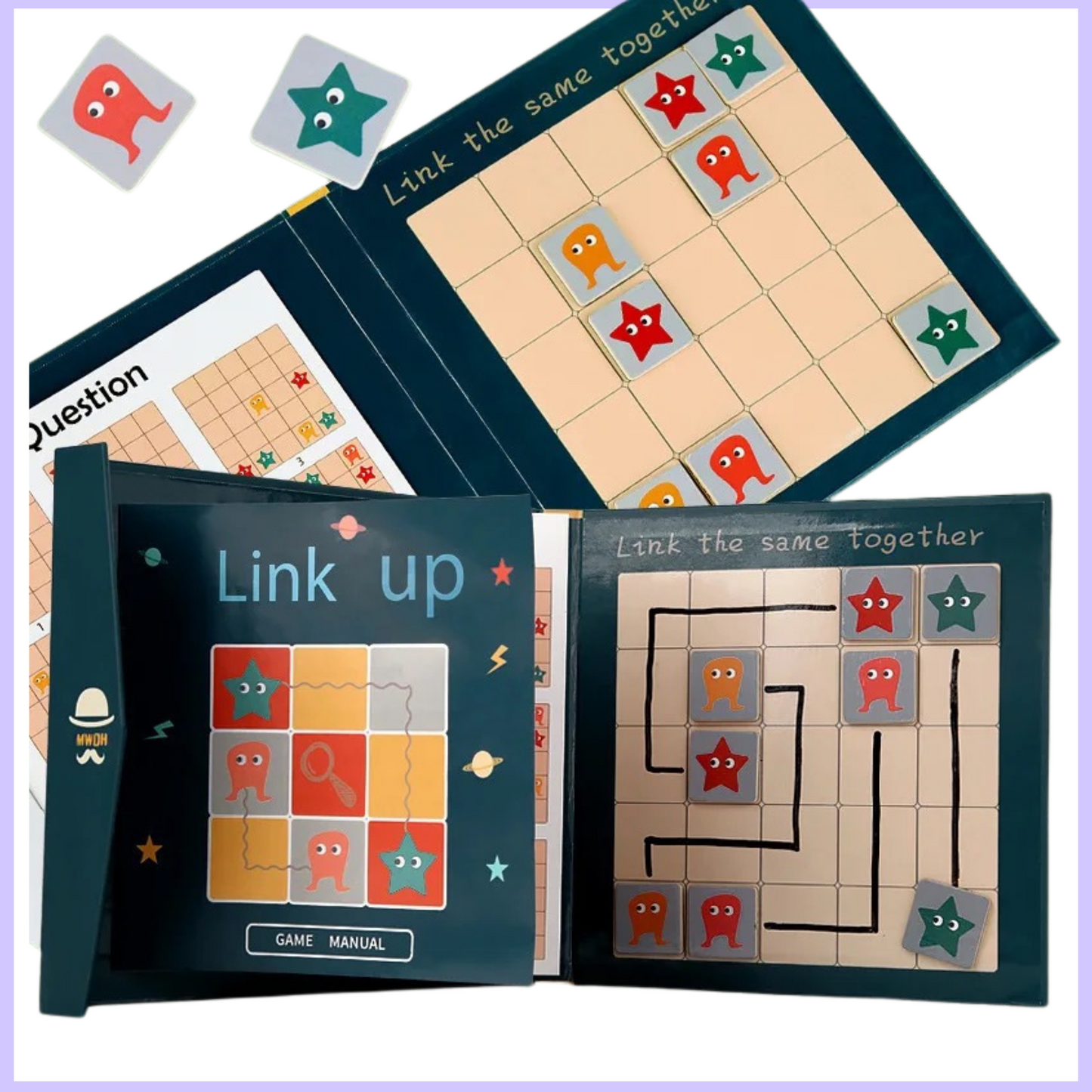 Link up Magnetic travel puzzle book