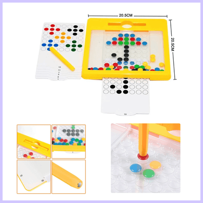 Magnetic Drawing Bead Board for kids when travelling on a plane or car