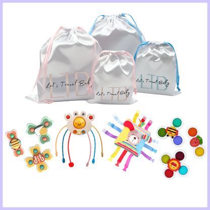 Little Kids Short-Haul Travel Toy Bundle