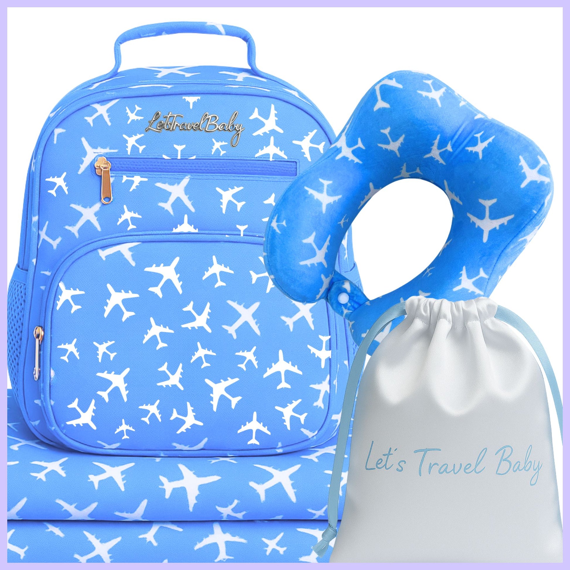 Kids Airplane Travel Backpack | Carry On Luggage