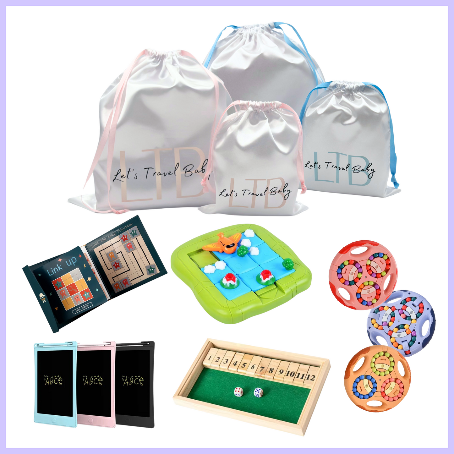 Great Adventures | Kids Travel Activity Toy Pack | Aeroplane edition (Ages 6+)